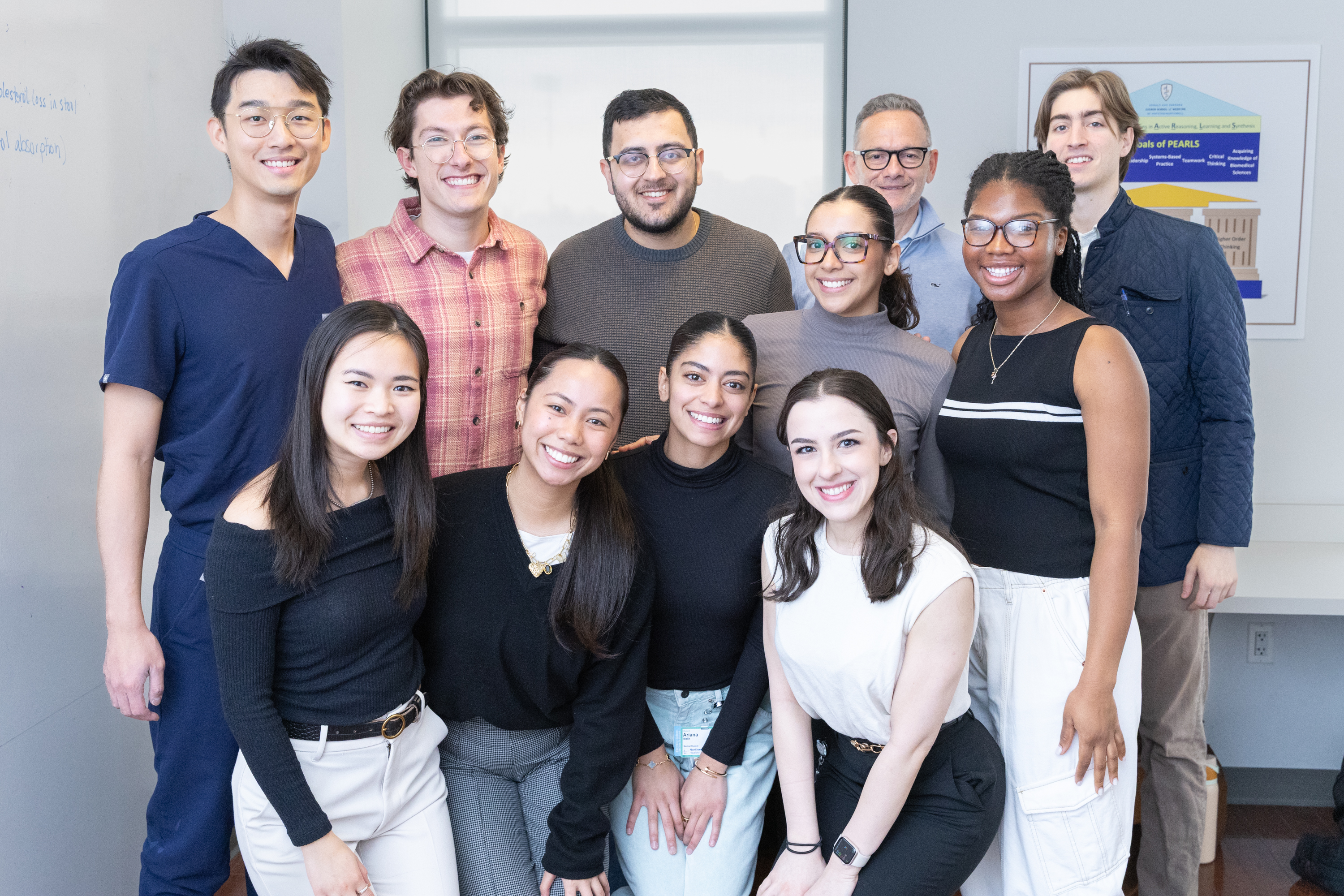 Group of Medical students in classroom. 